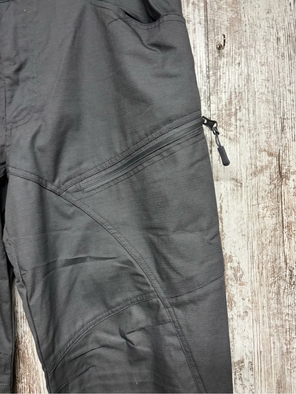 Men's Gray Cargo Utility Pants
